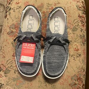 NWT HEY DUDE WOMENS WENDY SOX WOMENS SZ 7, color: Sparkling Black